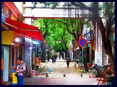 Side street of Guangzhou Qiyi Road.